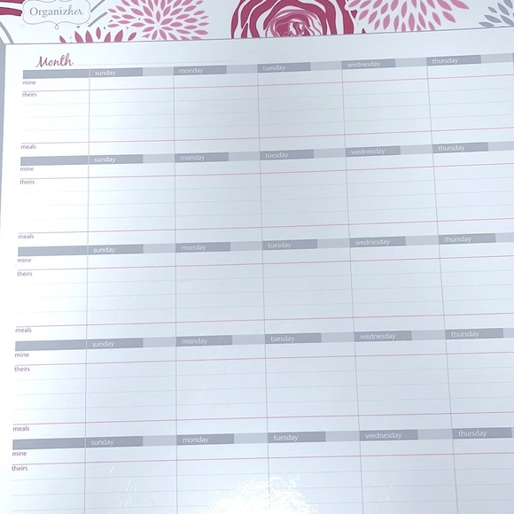 Organizer Dry Erase Magnetic Monthly Calendar Planner - Picture 4 of 5